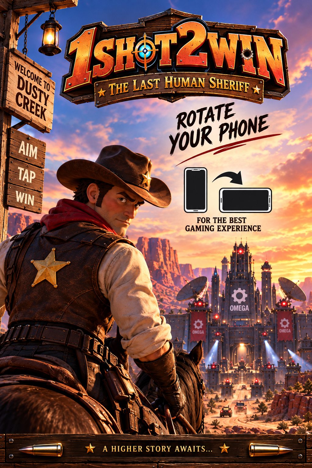 Rotate your phone to landscape